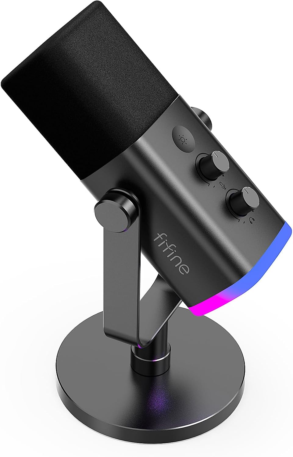 FIFINE XLR USB Micrófono Gaming para PC/PS4/PS5: streaming y grabación con cableado flexible