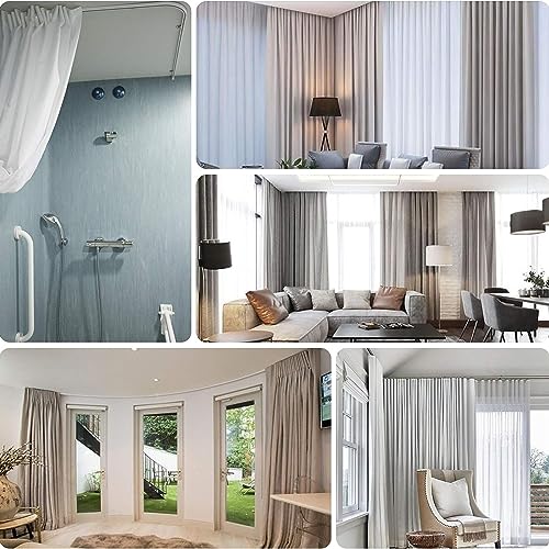 Thumbnail 8 de Yoowish 7M Curtain Rail Ceiling Track – Bendable, Flexible Solution for Room Dividers and Windows