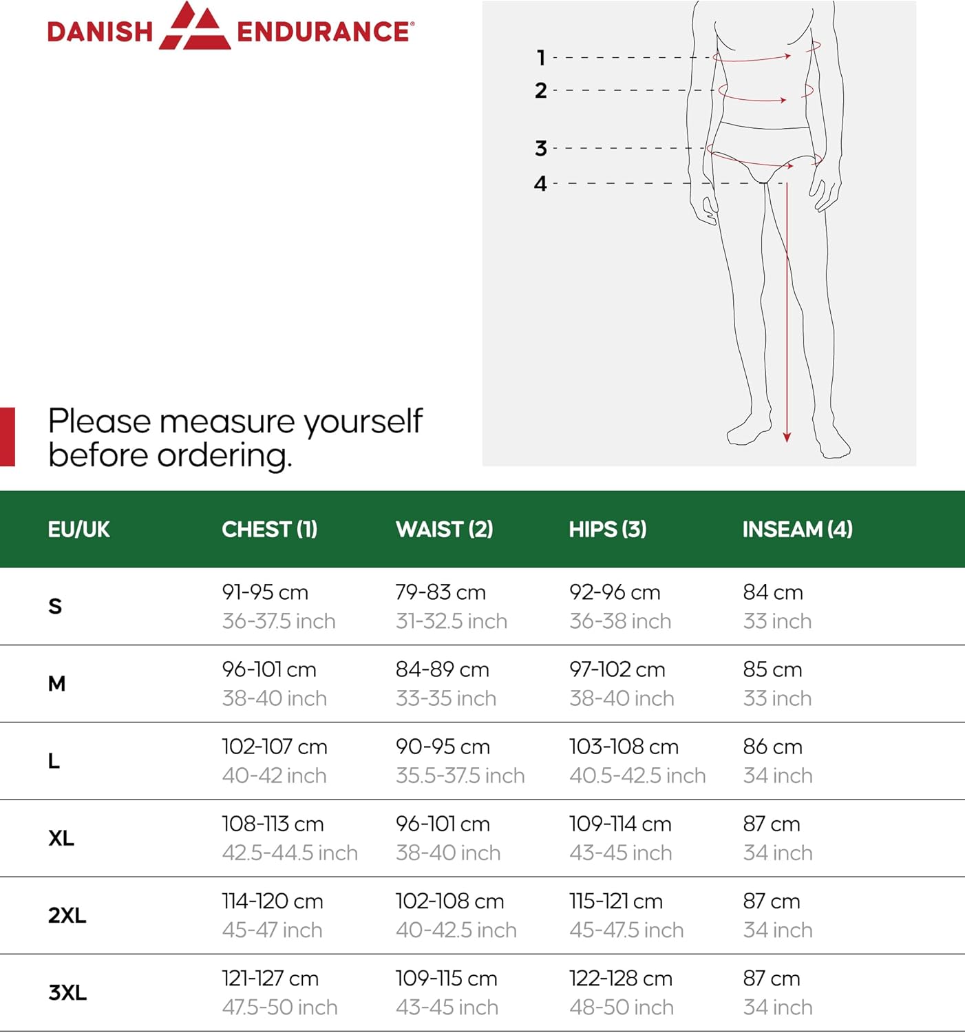 Thumbnail 5 de DANISH ENDURANCE Merino Thermals for Men