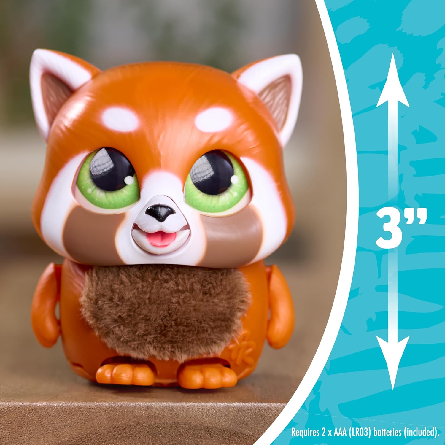Detalle de Just Play FurReal Handfuls Shy il Panda Rosso, peluche interattivo da 8,9 cm per bambini dai 4 anni