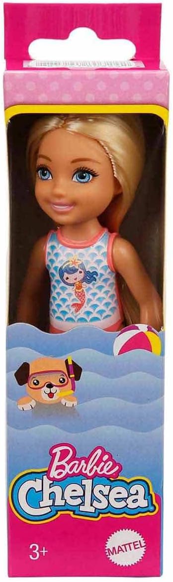 Detalle 2 de Barbie Chelsea GLN73 Holiday Doll with Unique Swimsuit Design