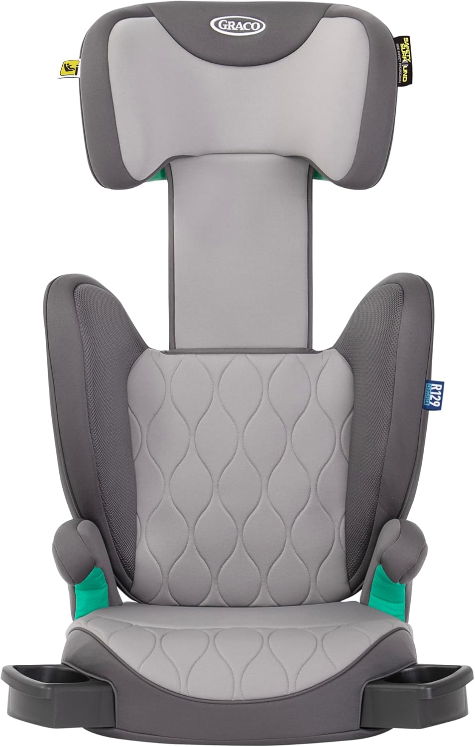 Detalle 2 de Graco Affix i-Size R129 Rialzo con schienale alto ISOFIX – 100–150 cm, colore Iron