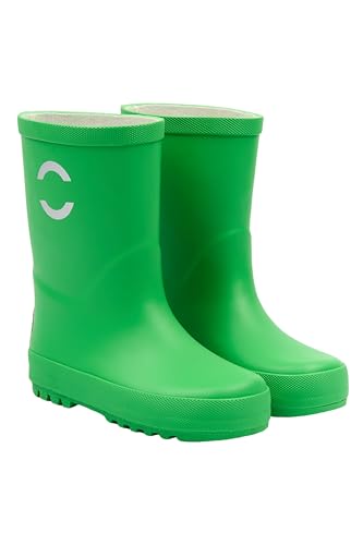 Detalle de Mikk-line Gummistiefel Kinder 21, Poison Green – Unisex, wasserdicht, rutschfest