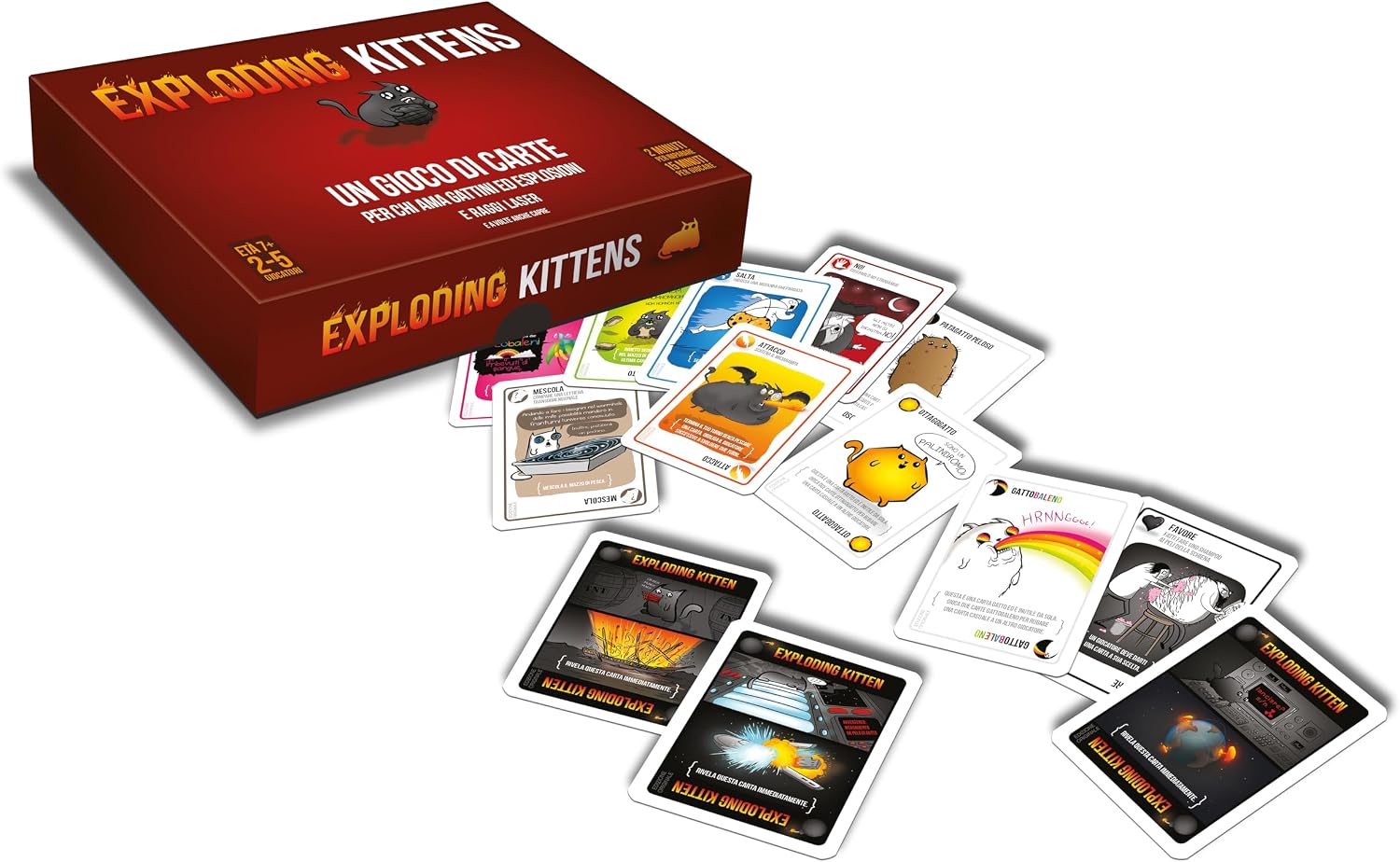 Detalle de Exploding Kittens - Gioco di Carte (Edizione Italiana) di Exploding Kittens