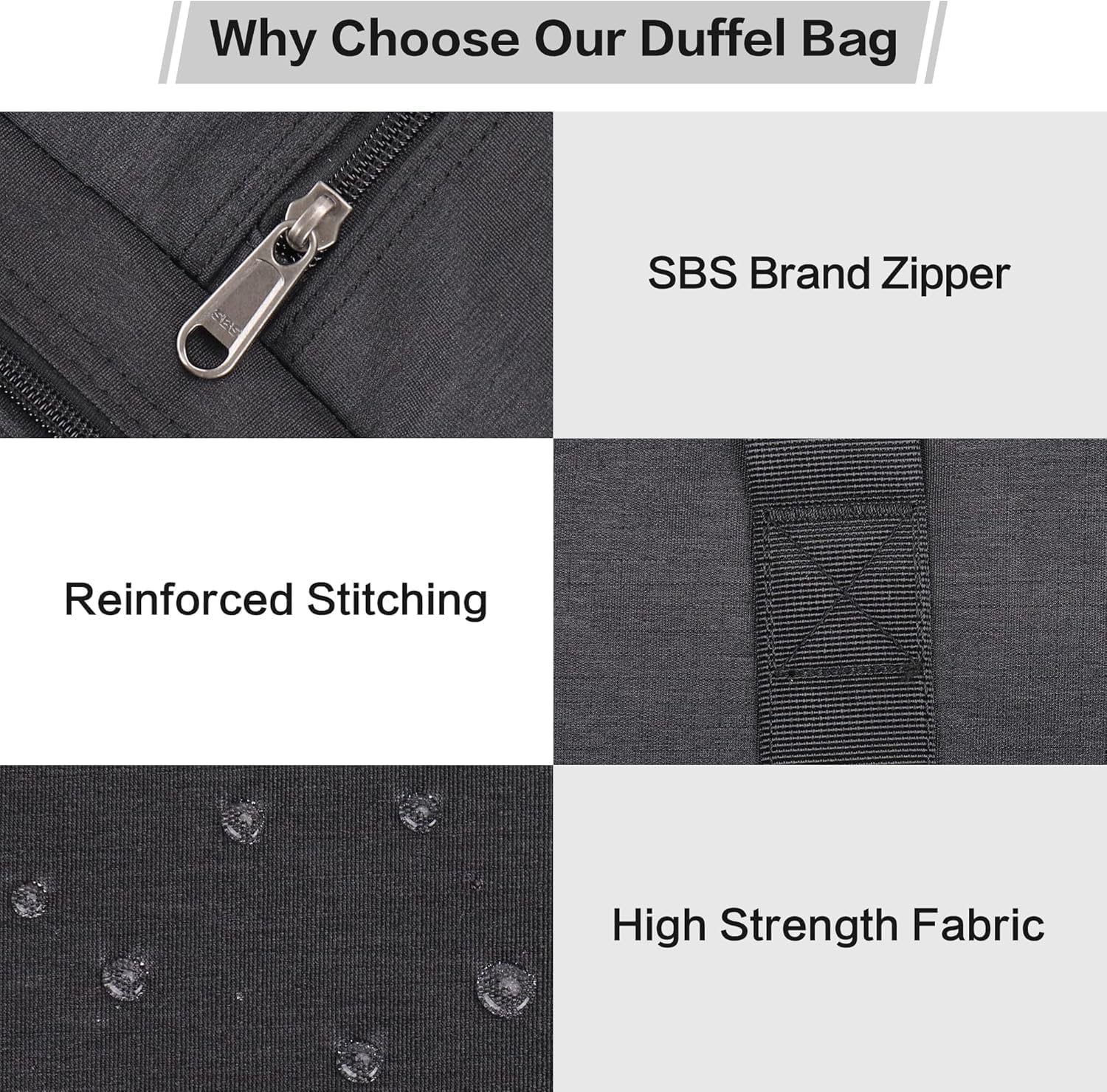 Detalle 2 de YOUNGOA 120L foldable travel duffel bag