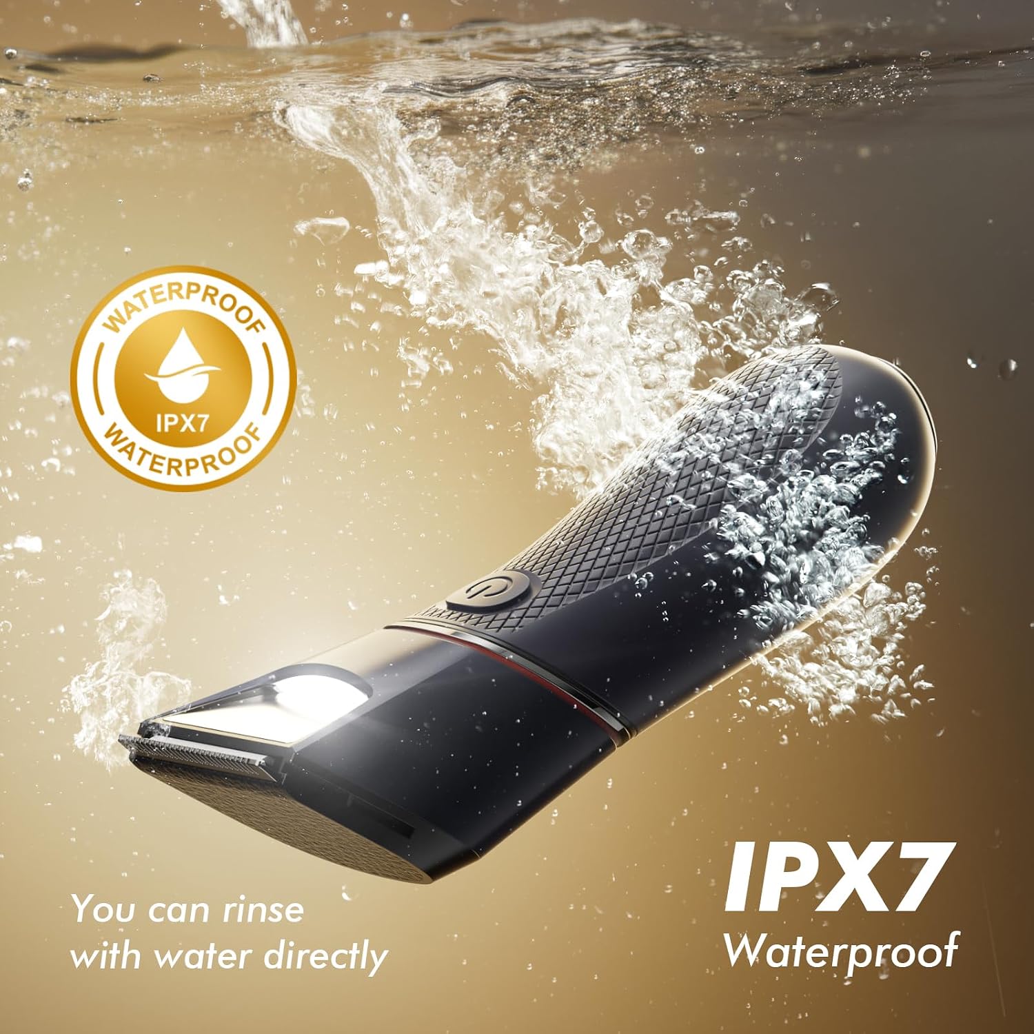 Thumbnail 6 de JMJDYITAO Body Hair Trimmer for Men: Mirror & LED Pubic Hair Trimmer with IPX7 Waterproof Ceramic Blade