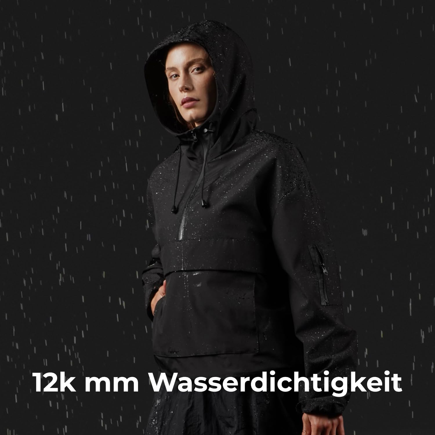 Thumbnail 2 de PUFFIT Damen Regenjacke mit Kapuze – Wasserdicht, winddicht und oversize, ideal für Outdoor-Aktivitäten
