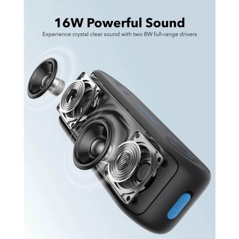 Detalle de soundcore Select 3 altavoz Bluetooth 16 W