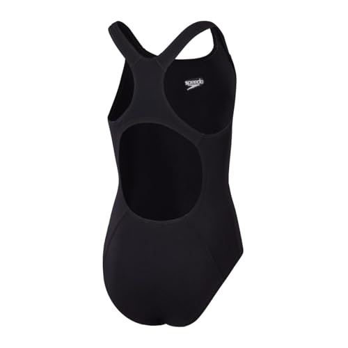 Detalle 2 de Speedo Women's Endurance+ Medalist Swimsuit – Athletic Fit, Classic Design, Black