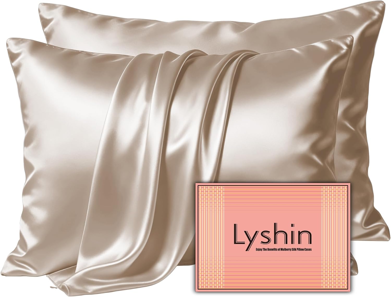 Detalle de LYSHIN Silk Pillowcases 19 Momme