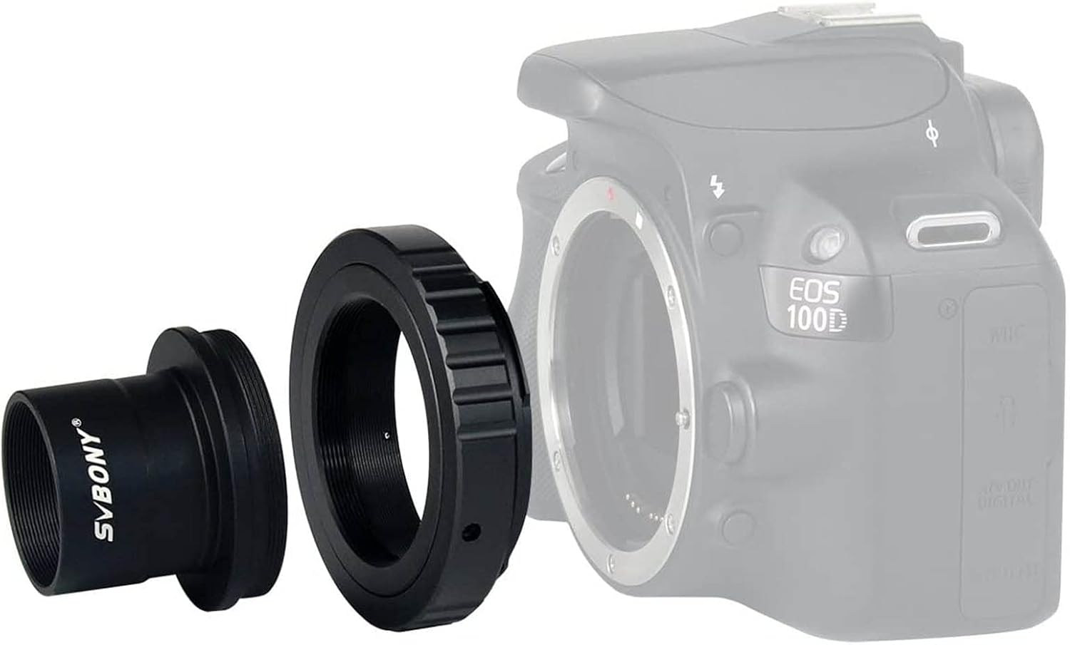 Thumbnail 1 de Svbony Adattatore T2 1,25" in alluminio per fotocamera telescopica con Canon EOS Rebel