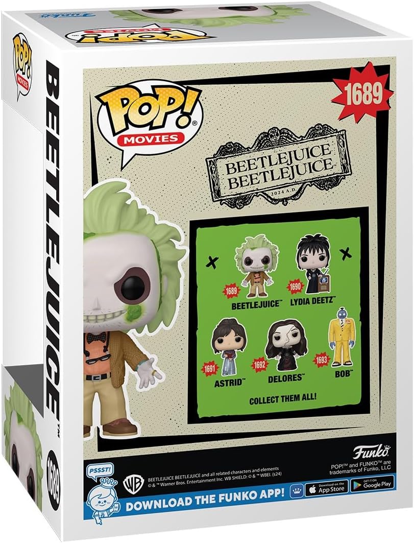Thumbnail 2 de Funko Pop Movies: Beetlejuice – Figurine en Vinyle à Collectionner (9,5 cm)