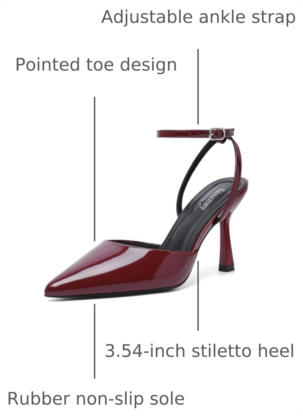 Detalle de Susanny Women's Heels with 3.54-Inch Stiletto Heel
