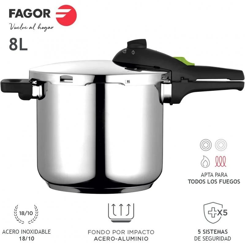 Thumbnail 3 de Fagor Rapid Xpress Olla a presión 7,5 l de acero inoxidable