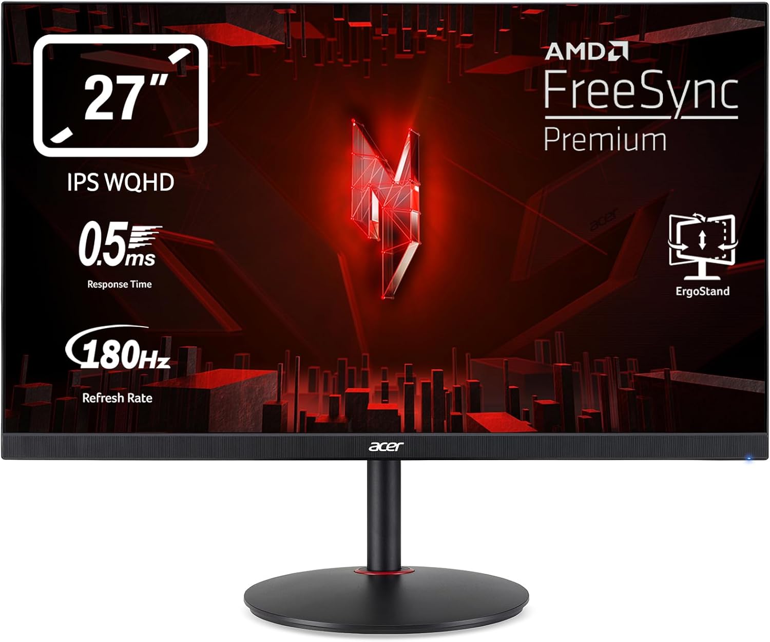 Acer Nitro XV271U M3 Gaming Monitor 27 Zoll – WQHD, 180 Hz, Agile Splendor IPS