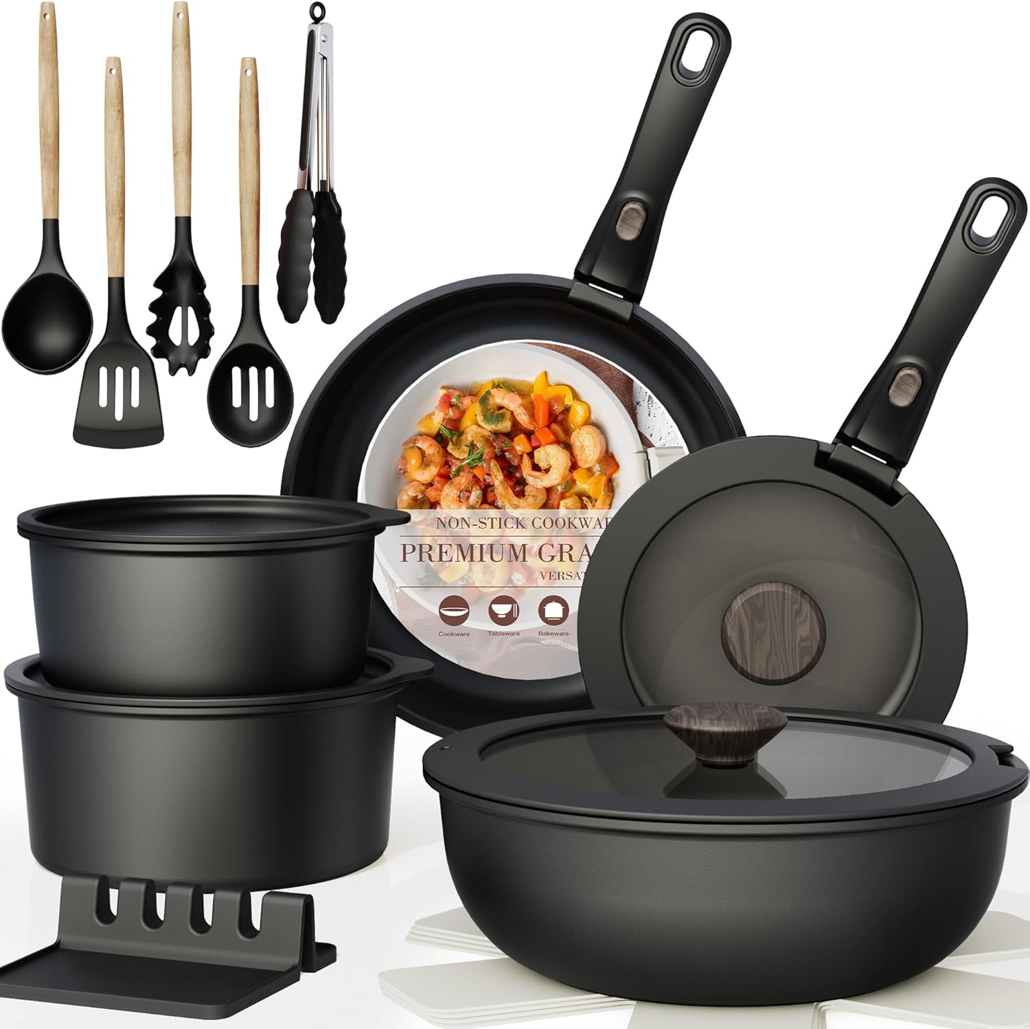 Detalle de Astercook Nonstick Cookware 21 pcs