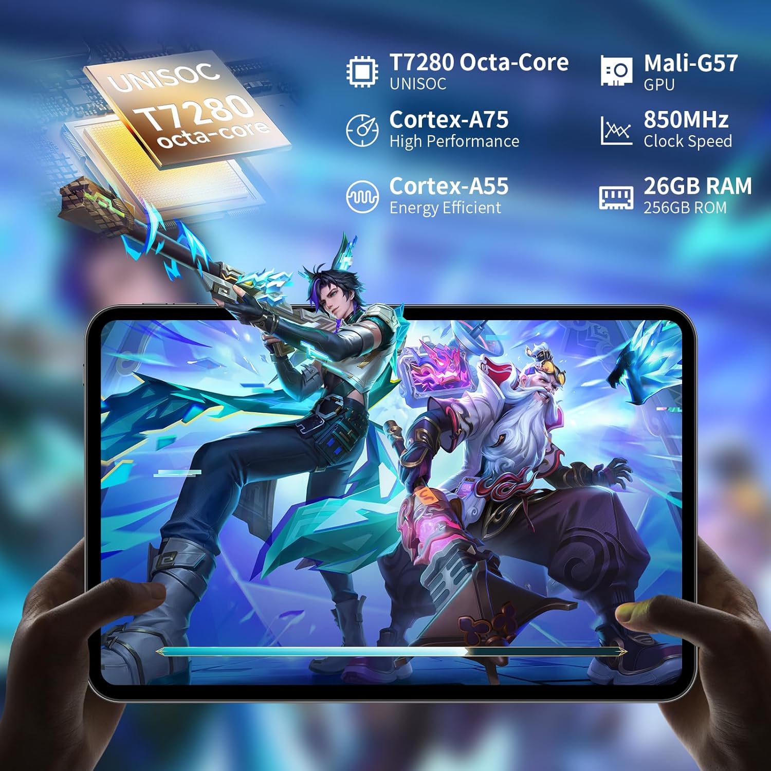 Thumbnail 4 de TECLAST T65: Tablet 13,4" con 120 Hz, 26 GB RAM, doppia SIM 4G/5G e kit completo (tastiera + penna)