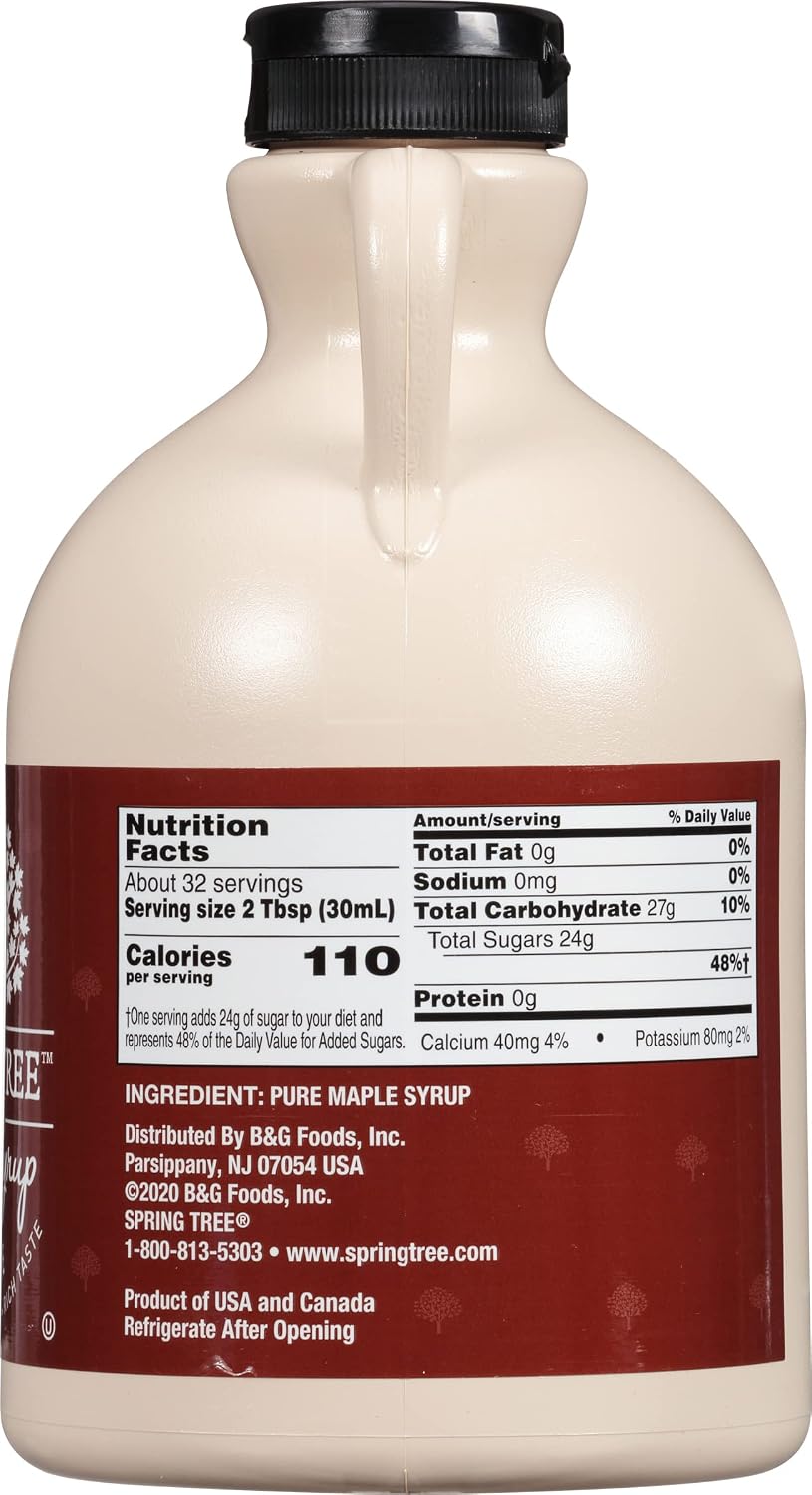 Detalle 2 de Spring Tree Maple Syrup, 32-Ounce Bottle