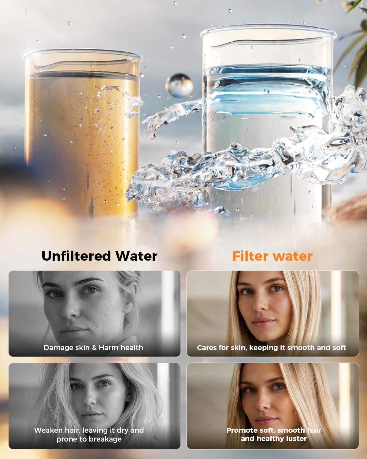 Thumbnail 6 de Razime Shower Head and Hose with 25‑Stage Hard Water Filtration
