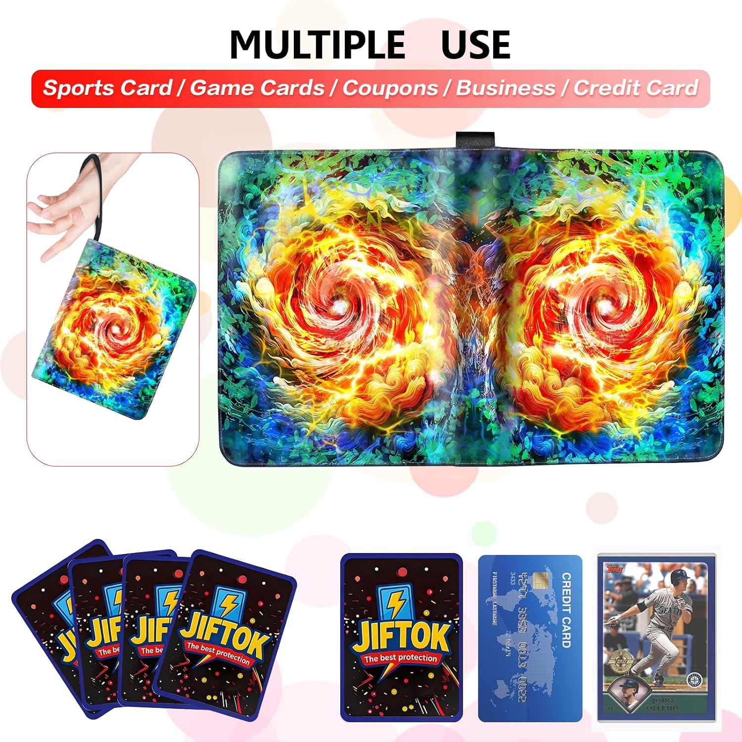 Detalle 1 de Trading Card Binder, 9-Pocket Pages