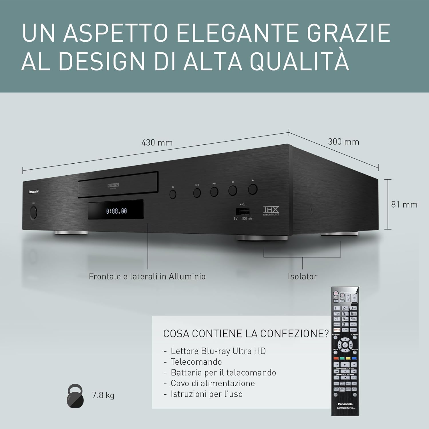 Thumbnail 5 de Panasonic DP-UB9000 lettore Blu-ray 4K