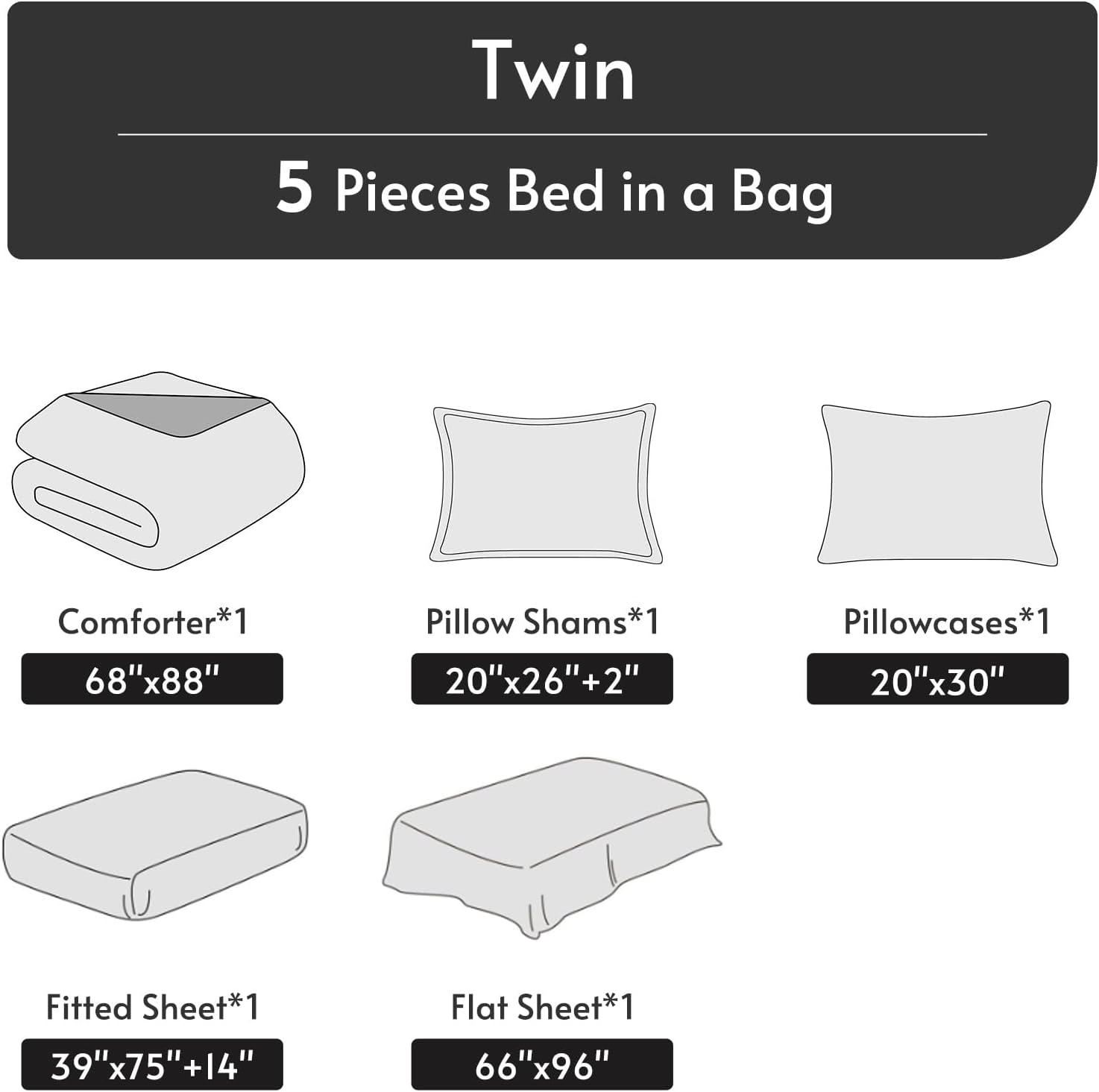 Detalle 1 de Twin Comforter Set, Twin Size