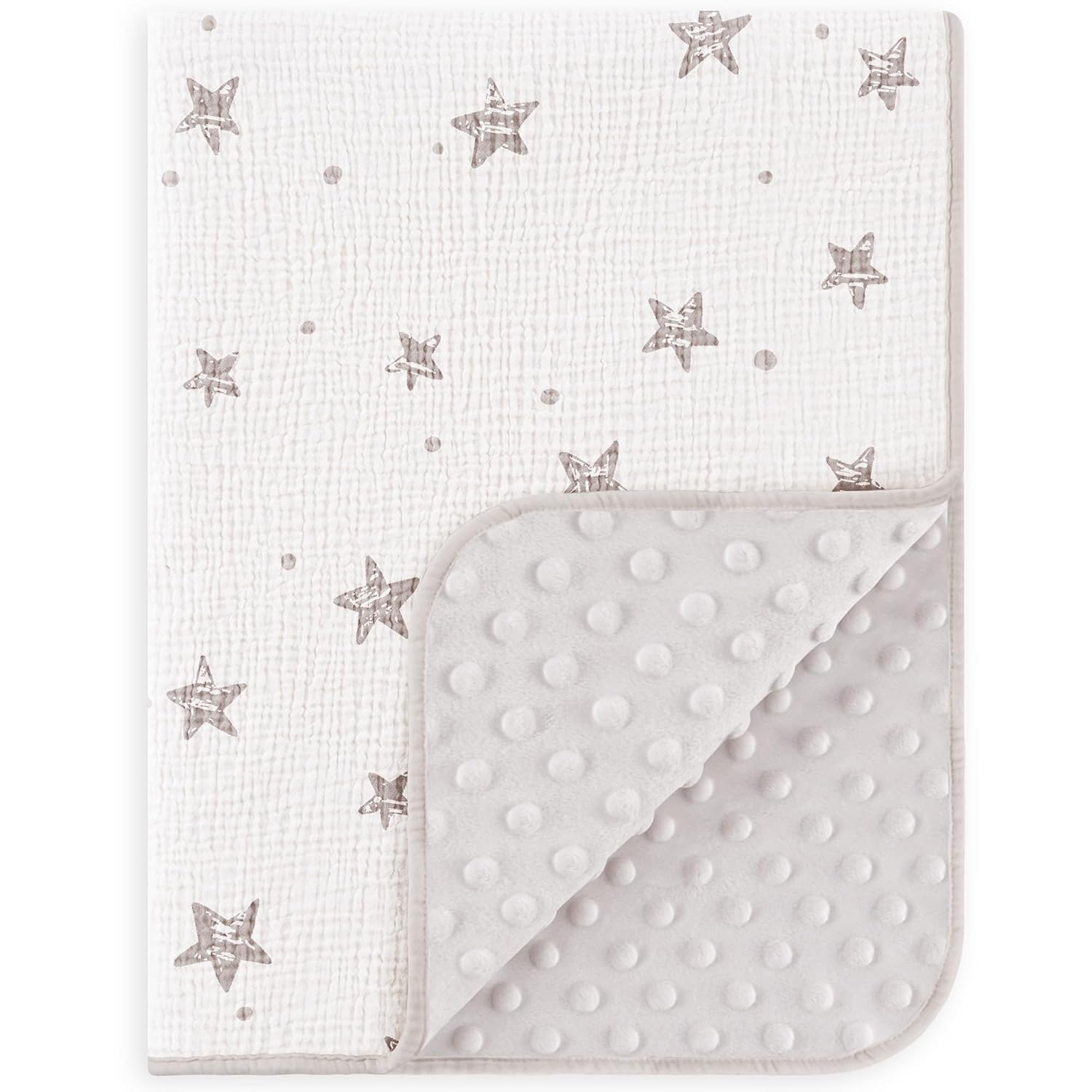 Imagen de Susurration Babydecke Baumwolle 75x100 cm Cream Star en OfertitasTOP