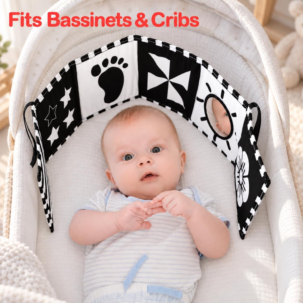 Thumbnail 5 de URMYWO Black and White Tummy Time Baby Toys