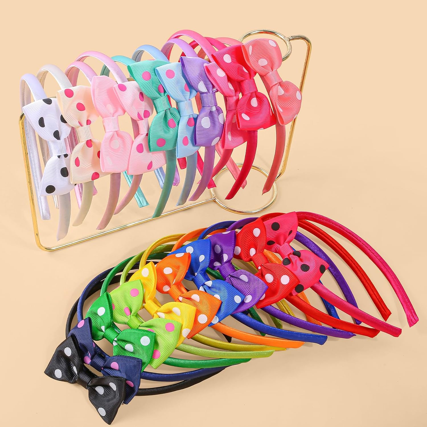 Detalle 1 de WJYX Bow Headbands, Satin