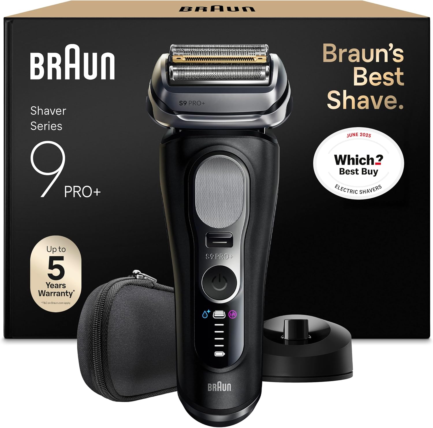 Detalle de Braun Series 9 PRO+ electric shaver 60min 🪒