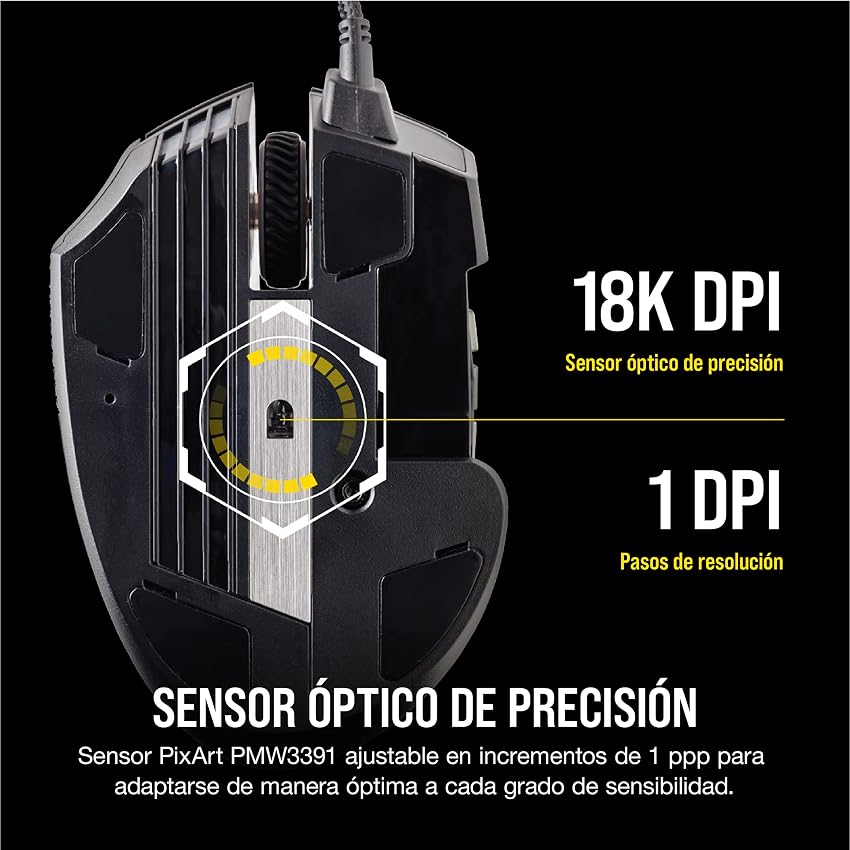 Thumbnail 5 de Corsair SCIMITAR RGB ELITE - Ratón Gaming con 17 Botones