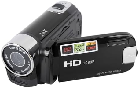 Detalle de Yosoo Health Gear 23gyq7n4z0-11 videocamera met 4K, 48 MP en draaibaar scherm