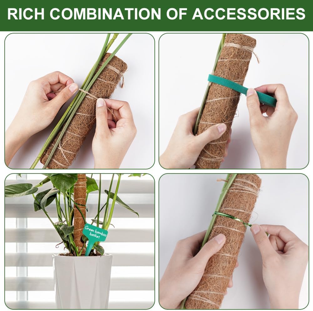 Detalle 2 de Vicloon Moss Pole 30cm Pack of 4