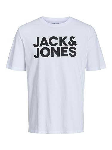 Detalle de JACK & JONES Jjecorp Logo Tee Camiseta slim blanca L
