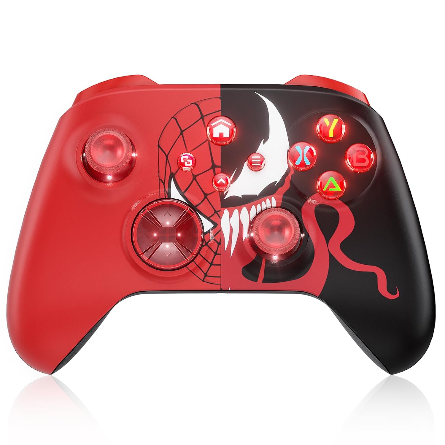 Detalle de Lapezei Wireless RGB Controller für Xbox Series S/X – Vielseitiger, kabelloser Controller mit Makro, Turbo, RGB und 6-Achsen Sensor