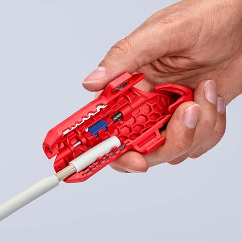 Detalle 2 de Knipex ErgoStrip: Outil universel à dégainer 135 mm pour câbles 3G1,5 à 5G2,5 – 16 95 01 SB