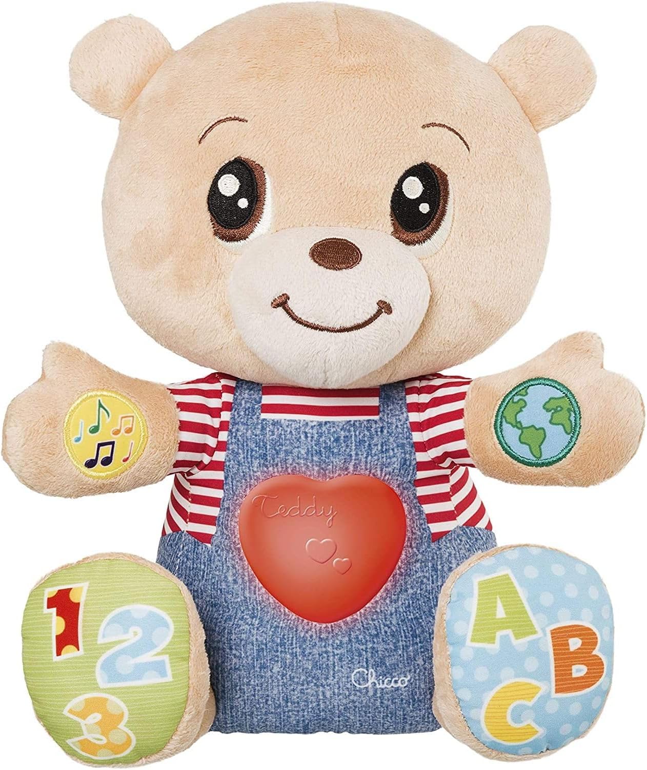Detalle de Chicco Teddy Orso Peluche Interattivo: educazione, emozioni e numero-per-letture per bimbi 6 mesi–5 anni