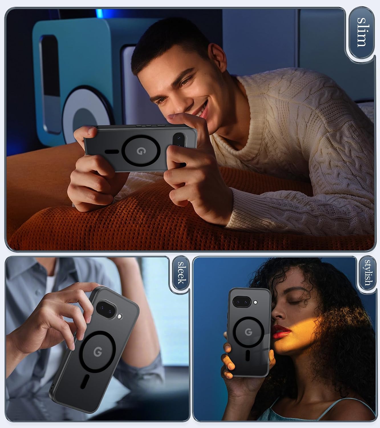 Thumbnail 6 de Opkiegrn Google Pixel 9a Hülle MagSafe Schutz