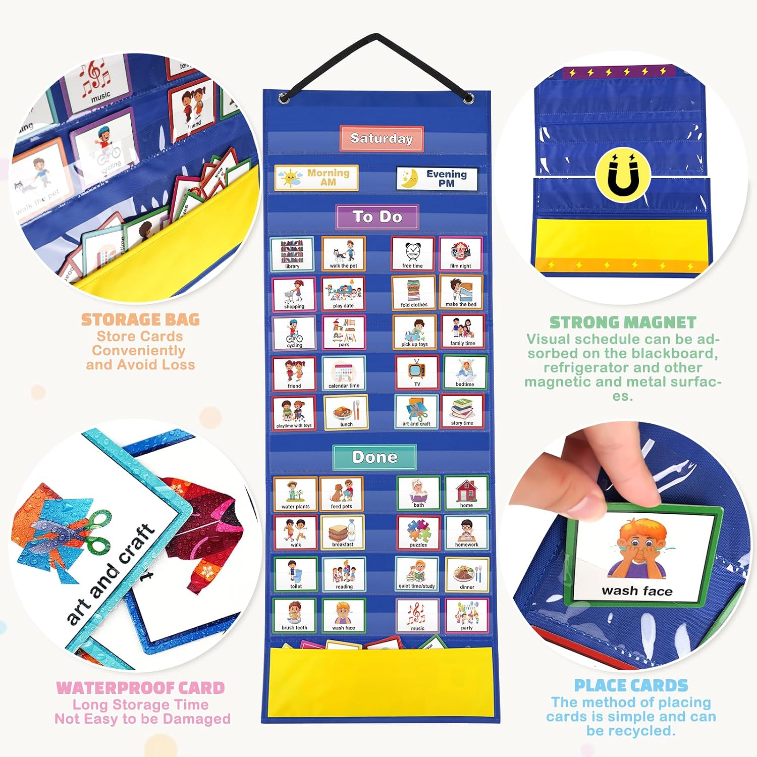 Thumbnail 5 de Visual Timetable 132 PECS Cards weekly behaviour charts