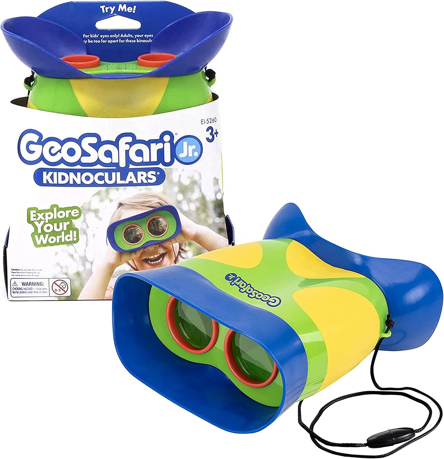 Imagen de GeoSafari Jr. Kidnoculars – Binocolo Educativo per Bambini 3+ senza Messa a Fuoco, Esplorazione della Natura en OfertitasTOP