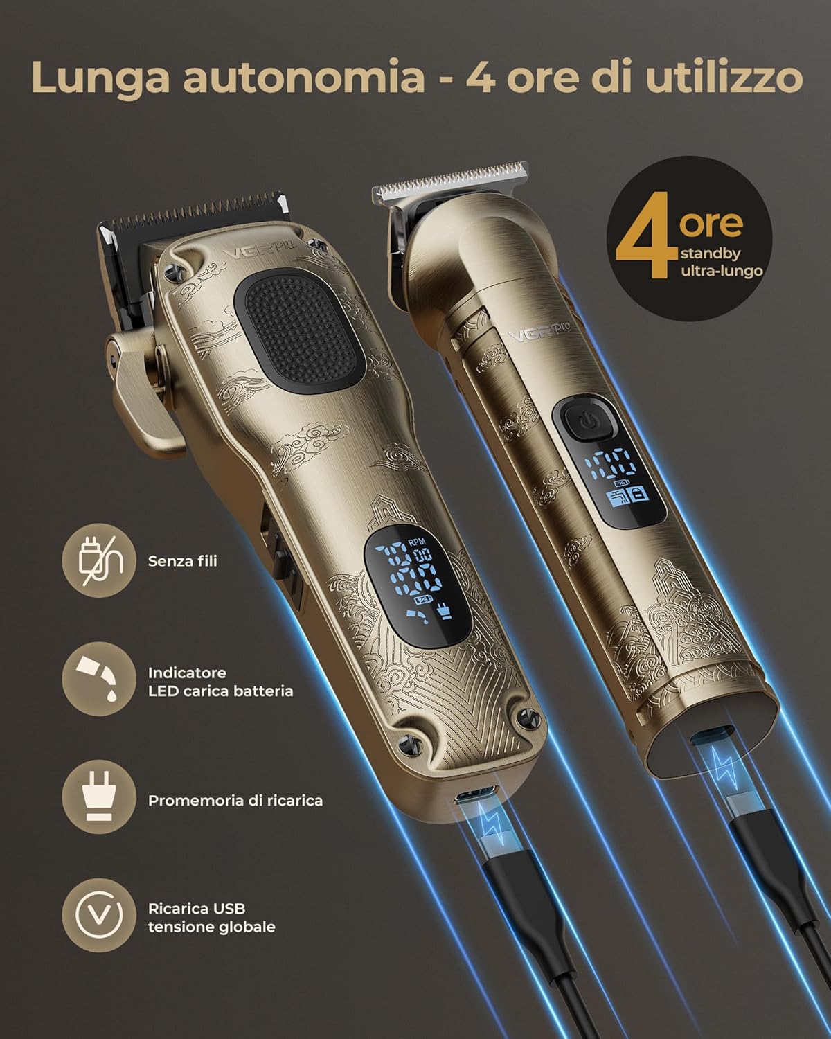 Thumbnail 4 de Vgrpro Tagliacapelli 240 minuti 💈