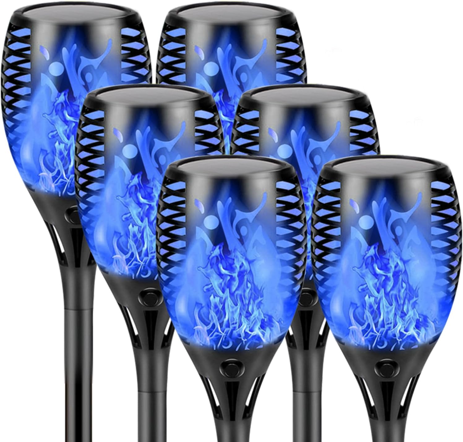 Solar Torch Lights, 6-Pack