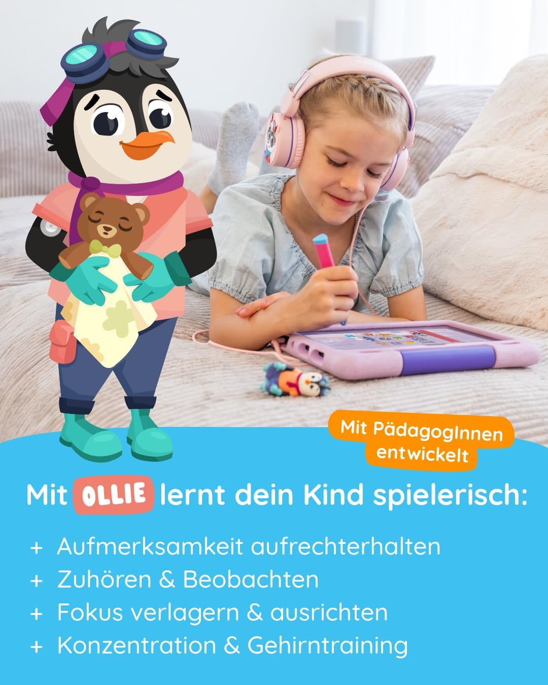 Detalle de Edurino Figur Ollie Aufmerksamkeit & Konzentration ab 4 Jahren