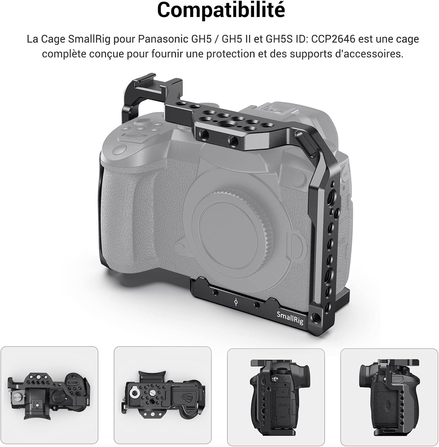 Detalle 2 de SMALLRIG 2646 cage GH5 190g