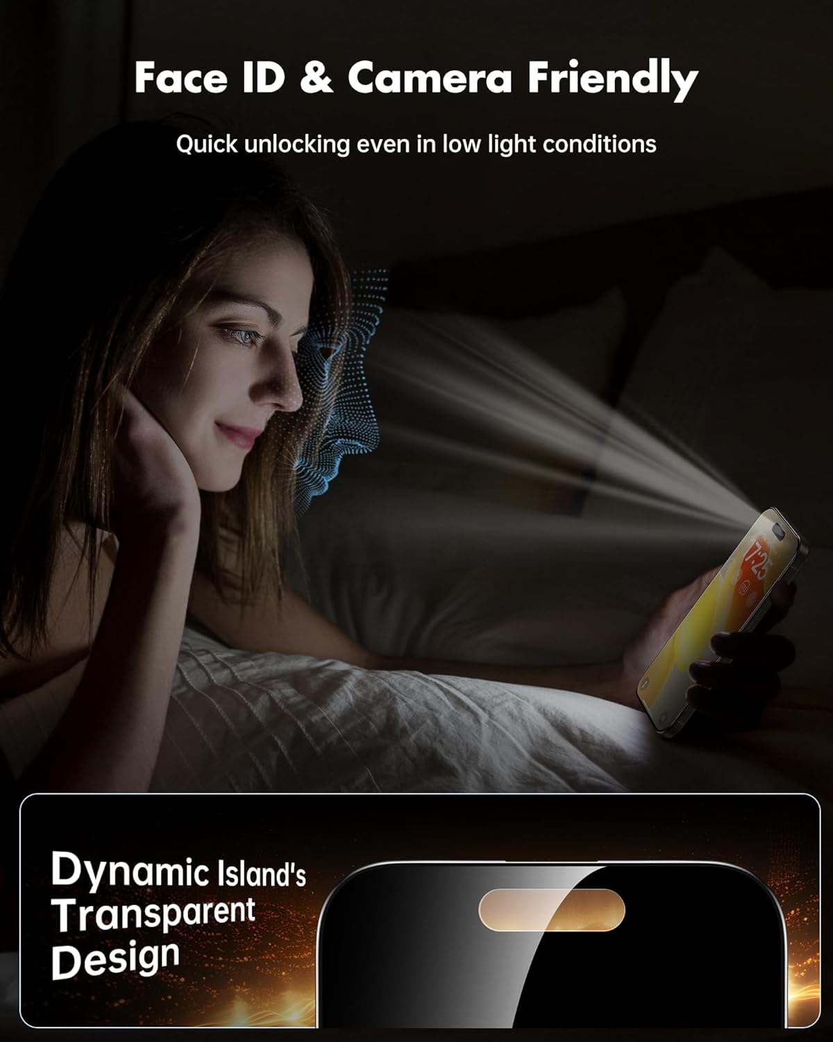 Thumbnail 2 de UNBREAKcable Privacy Screen Protector for iPhone 15 Pro Max (2-pack) with 9H tempered glass and anti-spy 28° view