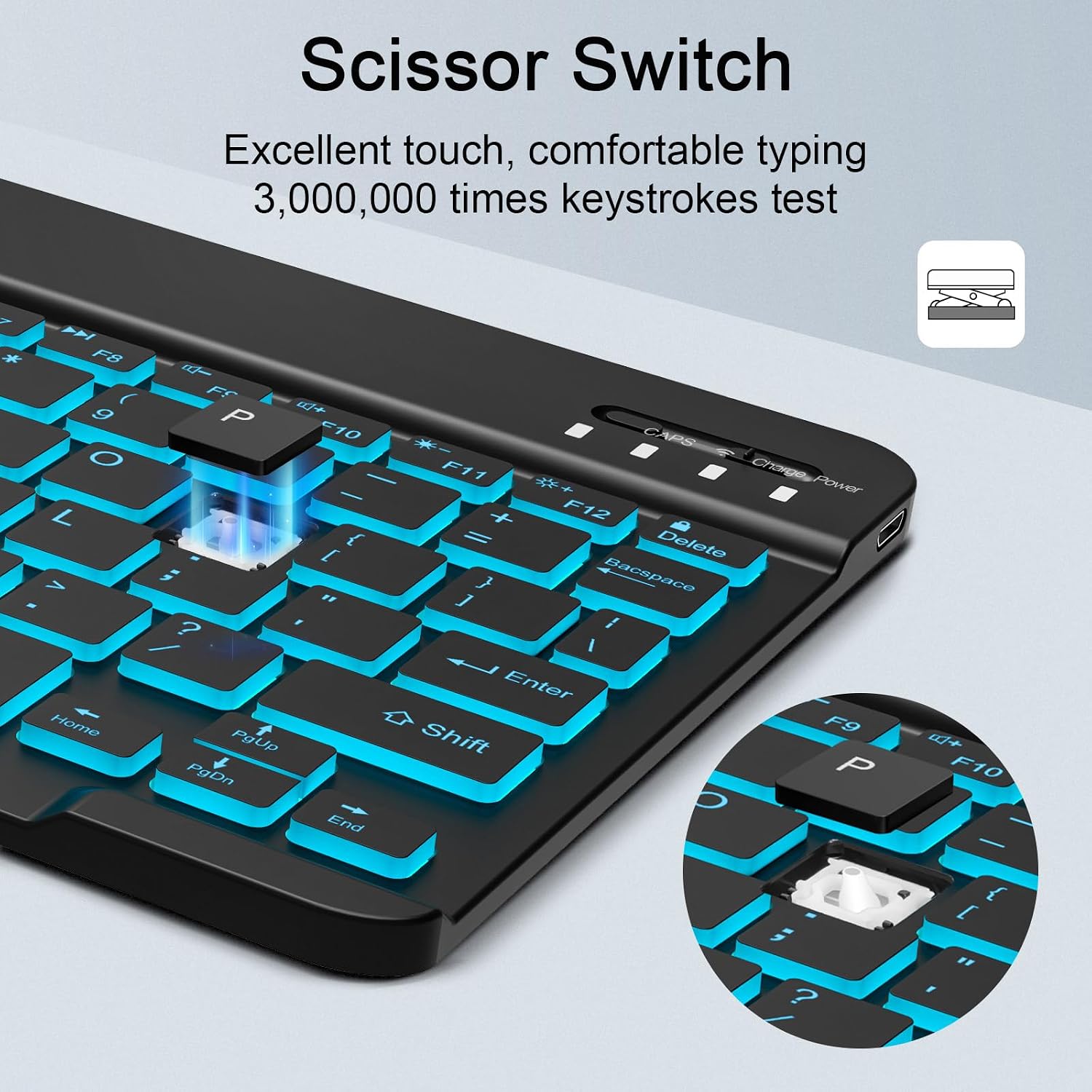 Thumbnail 3 de SOPPY Portable Bluetooth Keyboard and Mouse UK layout
