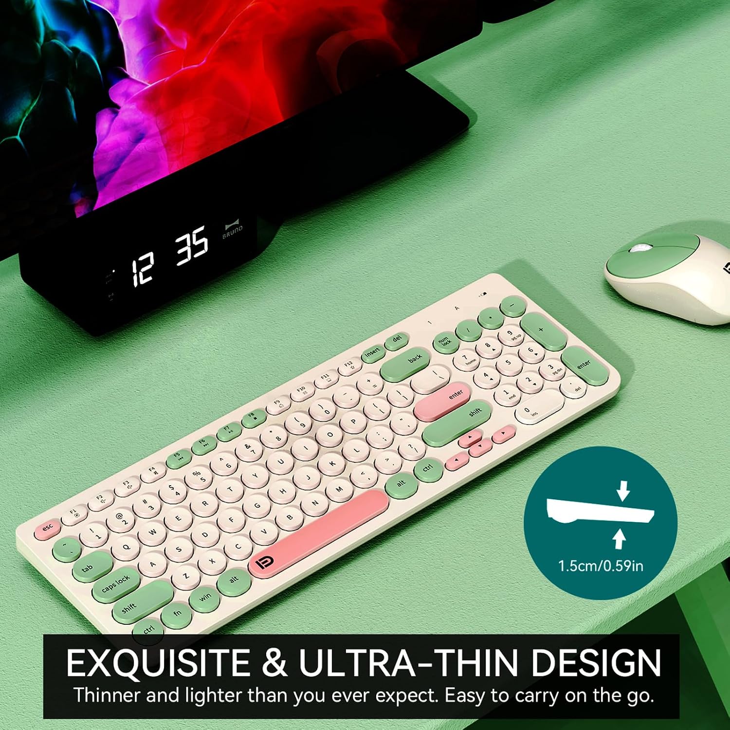 Thumbnail 4 de FD Wireless Keyboards and Mouse Combo 2.4GHz