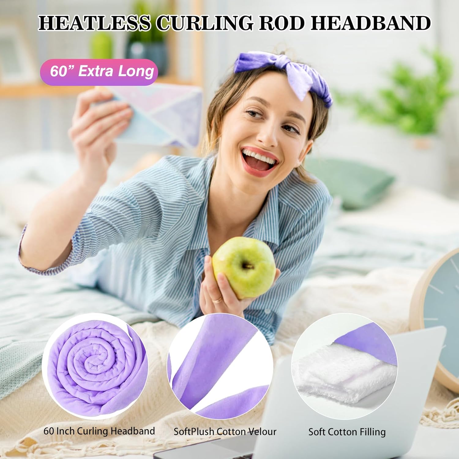 Thumbnail 4 de Whaline Heatless Curlers, sans chaleur