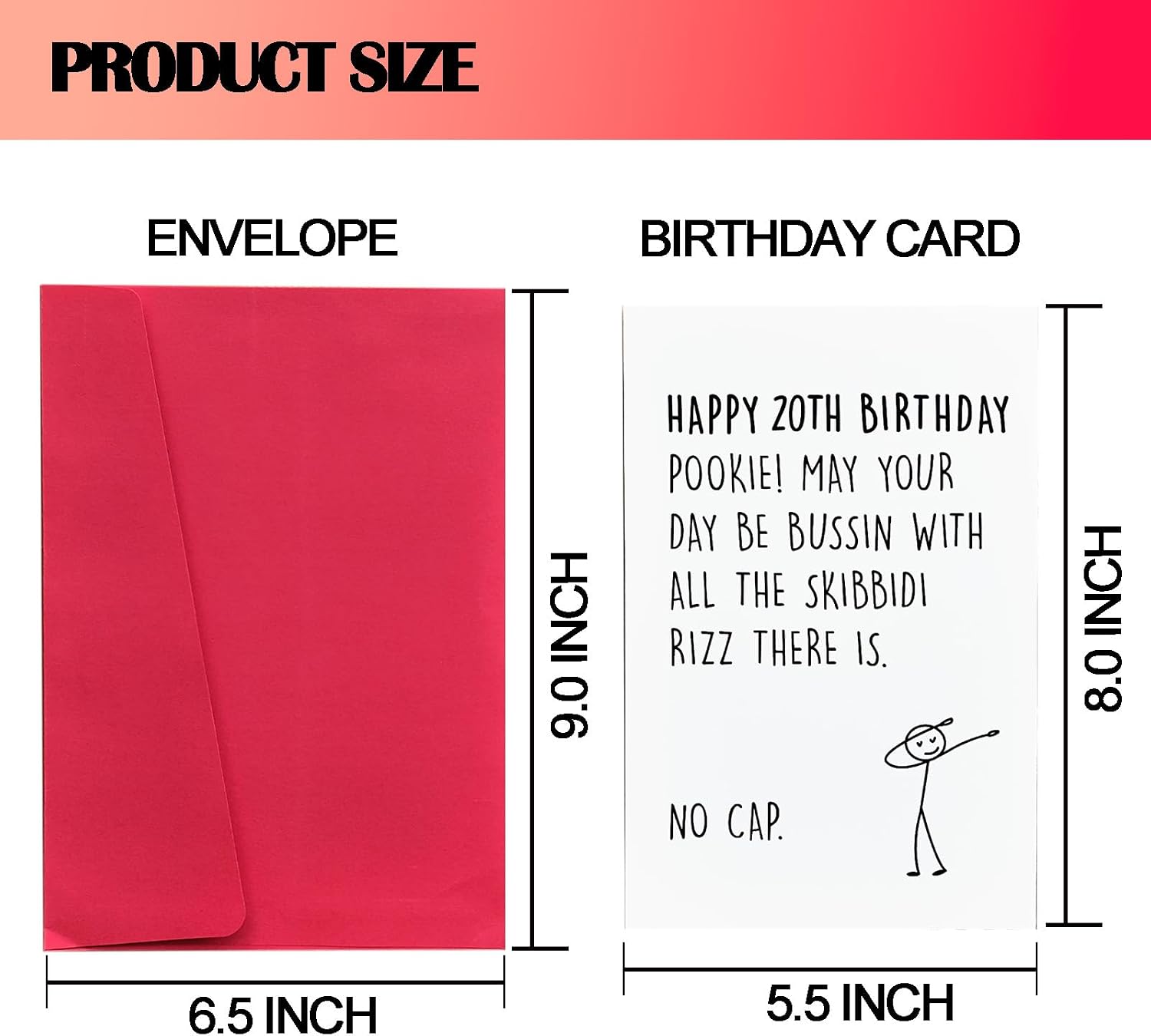 Detalle de 20th Birthday Card for Gen Z