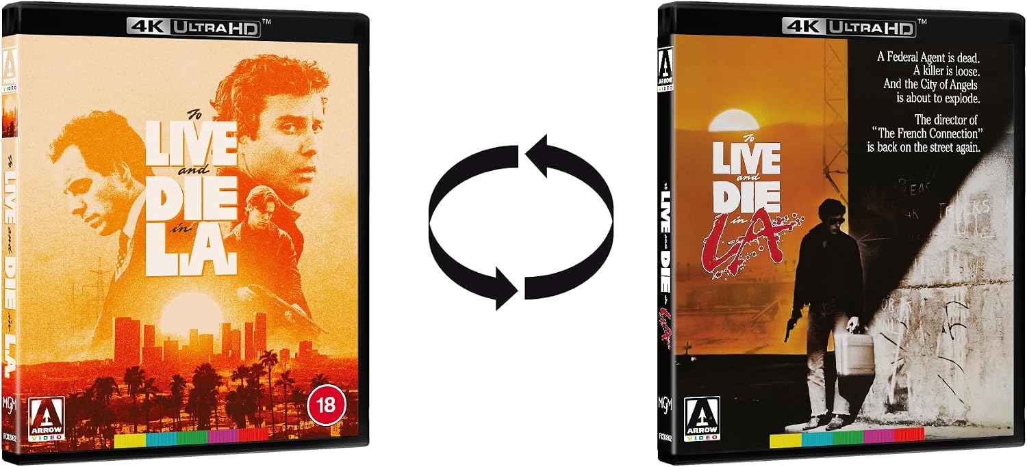 Detalle 1 de Arrow Video To Live and Die in L.A. Limited Edition 4K UHD Blu-ray, Region Free